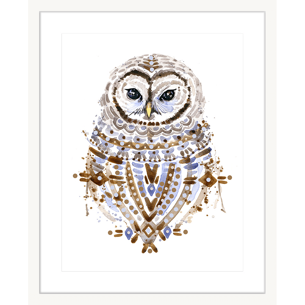 Inca Owls | Framed Art | Wall Art Gold Coast | Wallpaper | Innovate Interiors