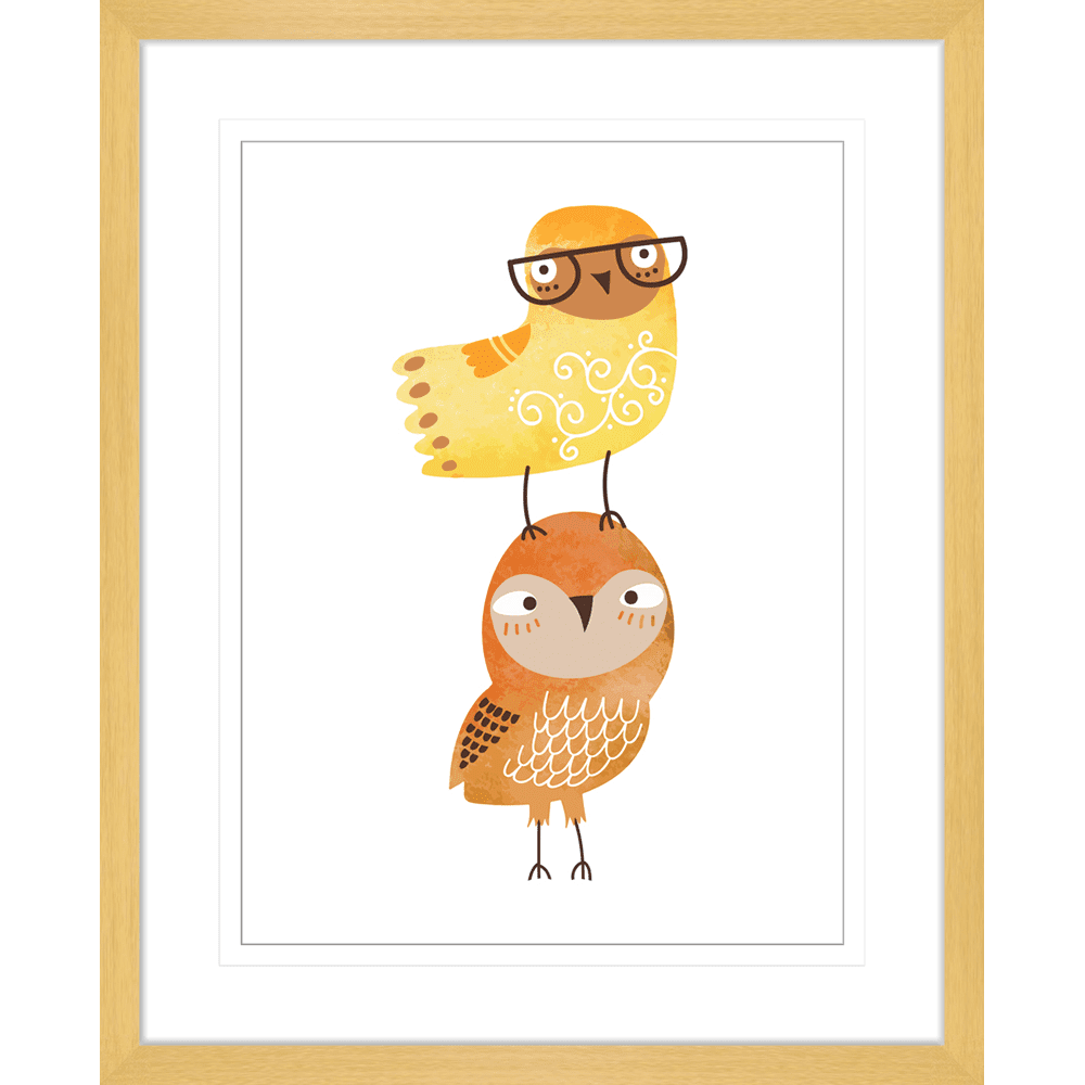 Woodland Owls | Framed Art | Wall Art Gold Coast | Wallpaper | Innovate Interiors