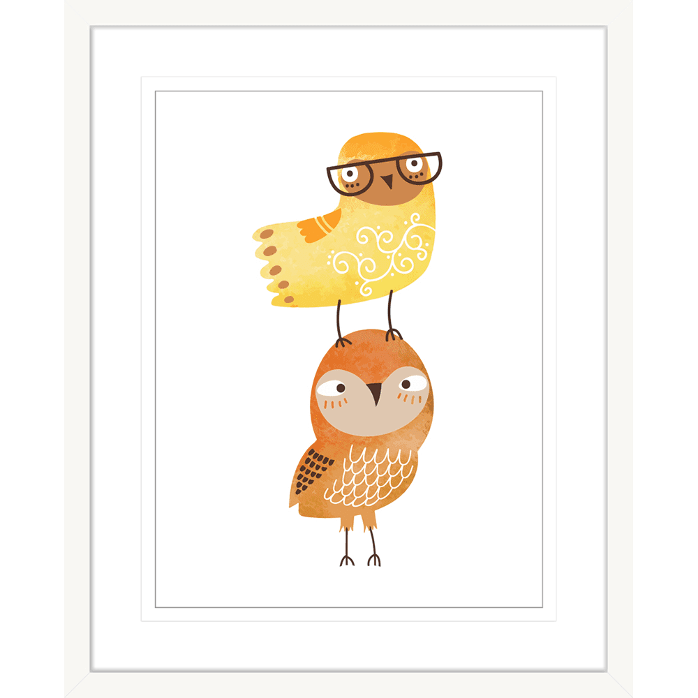 Woodland Owls | Framed Art | Wall Art Gold Coast | Wallpaper | Innovate Interiors