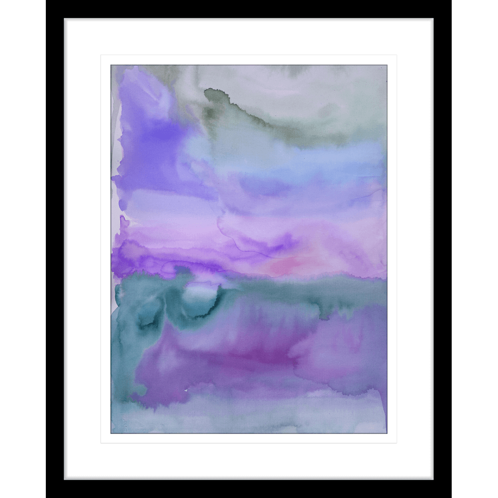 ‘The Structure Of Purple’ Watercolour Abstracts | Framed Art | Wall Art Gold Coast | Wallpaper | Innovate Interiors
