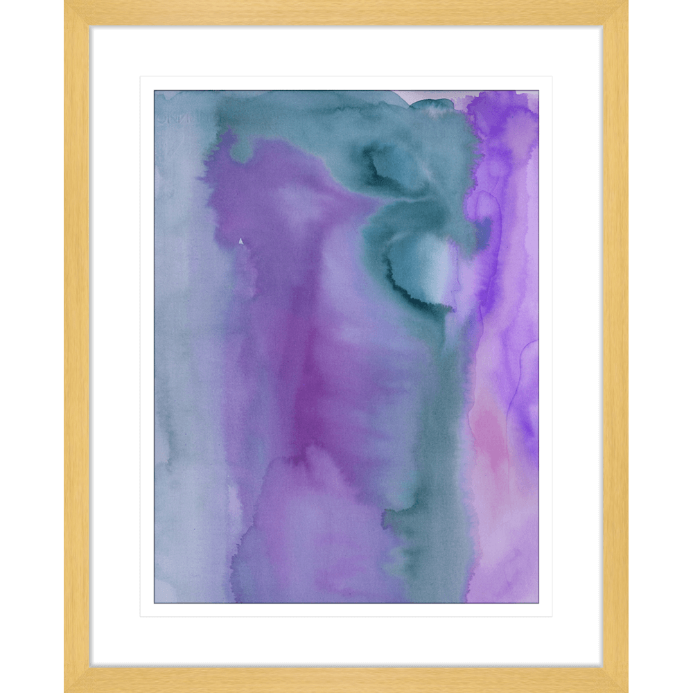 ‘Study in Lilac’ Watercolour Abstracts| Framed Art | Wall Art Gold Coast | Wallpaper | Innovate Interiors