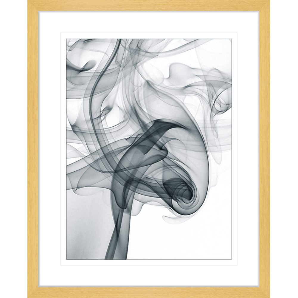 Wisp Smoke Abstract Grey | Framed Art | Wall Art Gold Coast | Wallpaper | Innovate Interiors