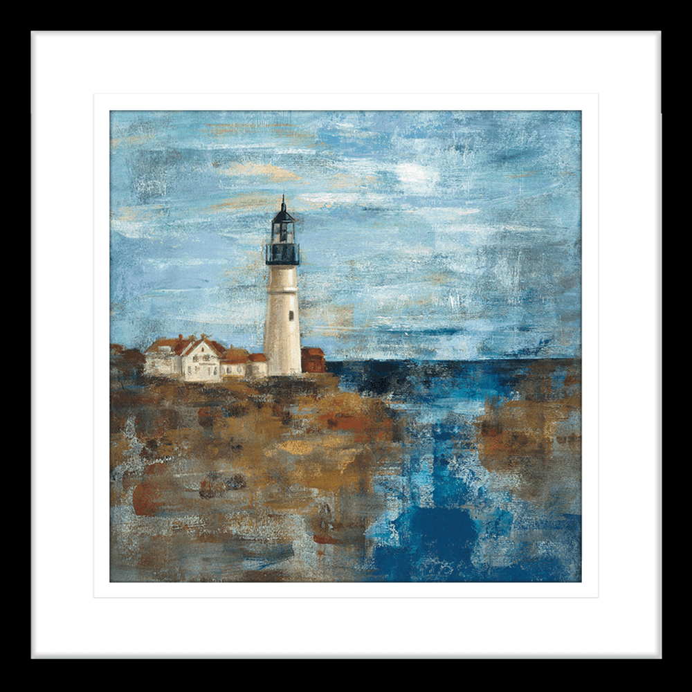‘Lighthouse Dream’ Pacific Cove Abstract | Framed Art | Wall Art Gold Coast | Wallpaper | Innovate Interiors