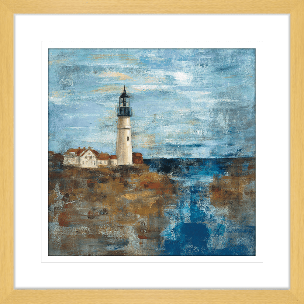 ‘Lighthouse Dream’ Pacific Cove Abstract | Framed Art | Wall Art Gold Coast | Wallpaper | Innovate Interiors
