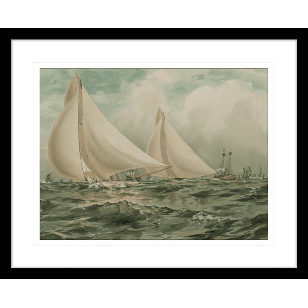 ‘Vigilant & Valiant’ Vintage Sailing | Framed Art | Wall Art Gold Coast | Wallpaper | Innovate Interiors