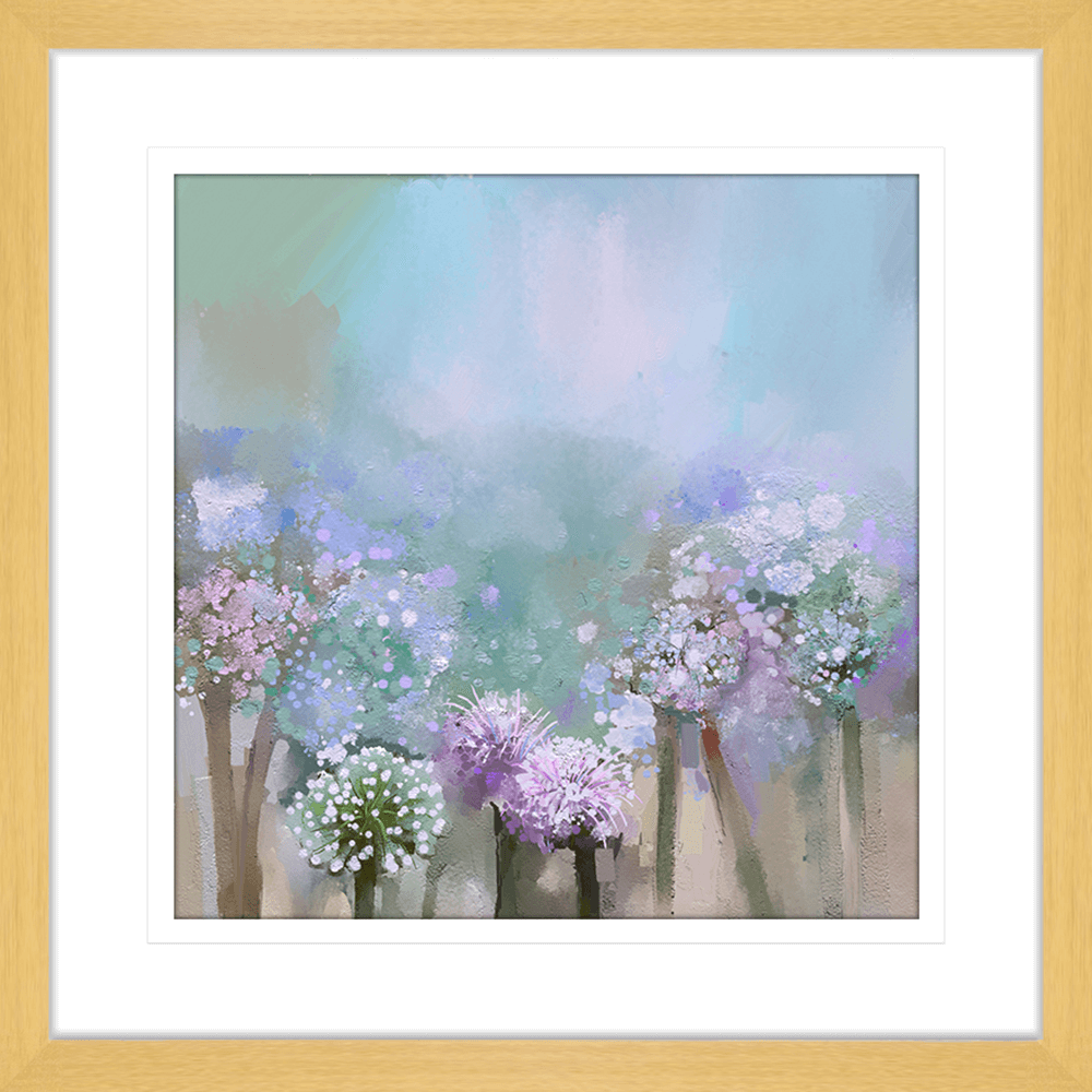 Blossom Valley Collection - BLOS01 - Framed Art Print Oak