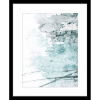 Brush and Splatter 07 | Framed Print Black