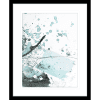 Brush and Splatter 09 | Framed Print Black
