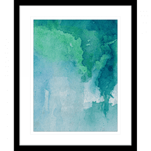 Watercolour Abstracts 62 | Framed Artwork Black