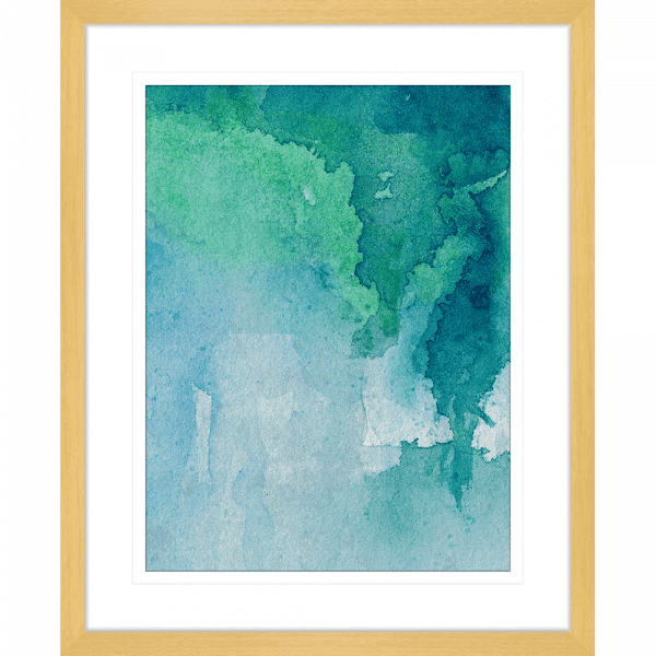 Watercolour Abstracts 62 | Framed Artwork Oak