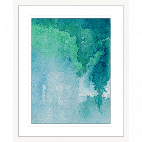 Watercolour Abstracts 62 | Framed Artwork White