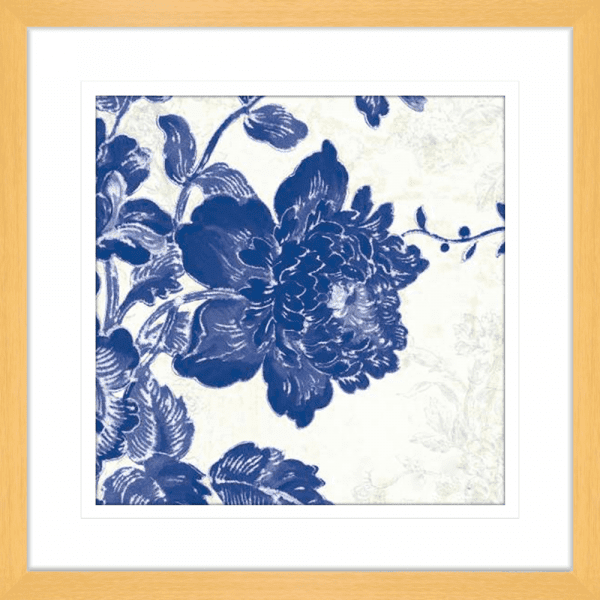 Toile Roses 01 | Oak Framed Artwork