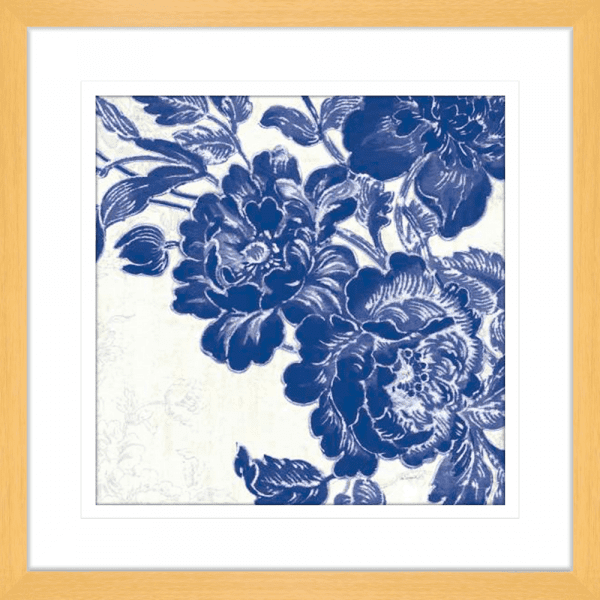 Toile Roses 02 | Oak Framed Artwork