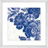 Toile Roses 02 | Silver Framed Artwork
