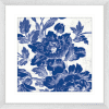 Toile Roses 03 | Silver Framed Artwork