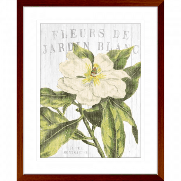 Fleuriste Paris | Teak Framed Artwork