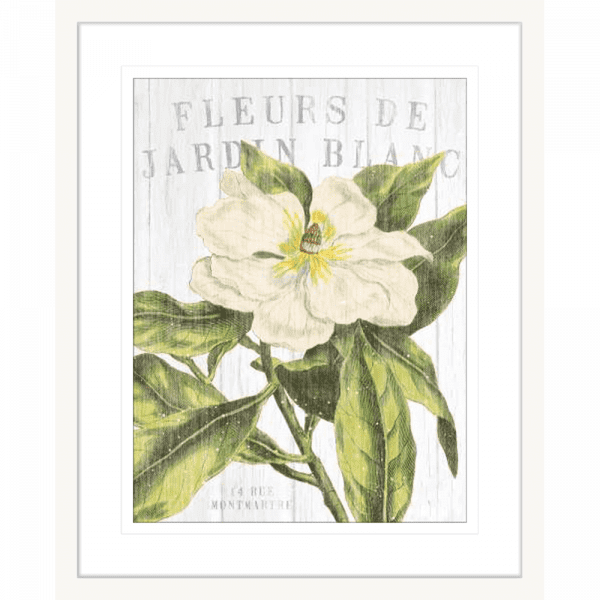 Fleuriste Paris | White Framed Artwork