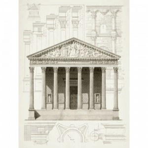 Classical Greek Columns | Paper Print