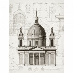 Classic Architecture 01 | Paper Print