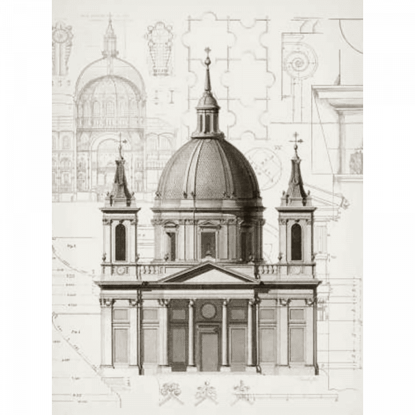 Classic Architecture 01 | Paper Print