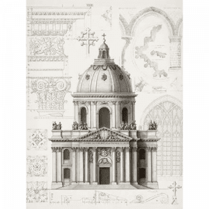 Classical Architecture 02 | Paper Print