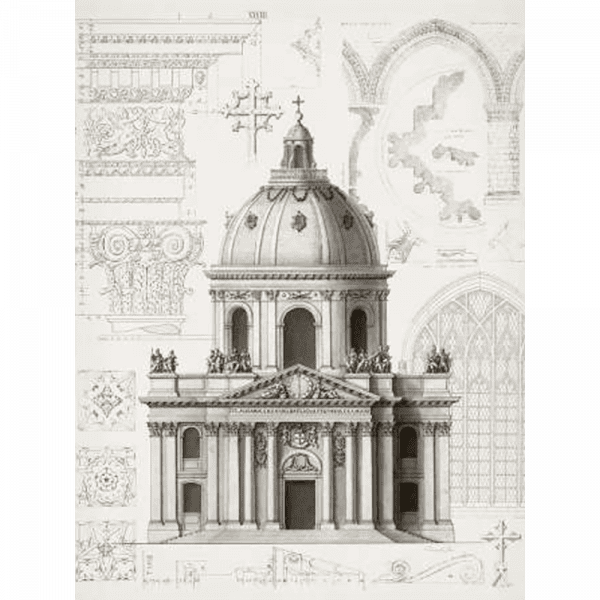 Classical Architecture 02 | Paper Print