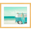 Surf and Sunsets 02 | Oak Framed Artwork
