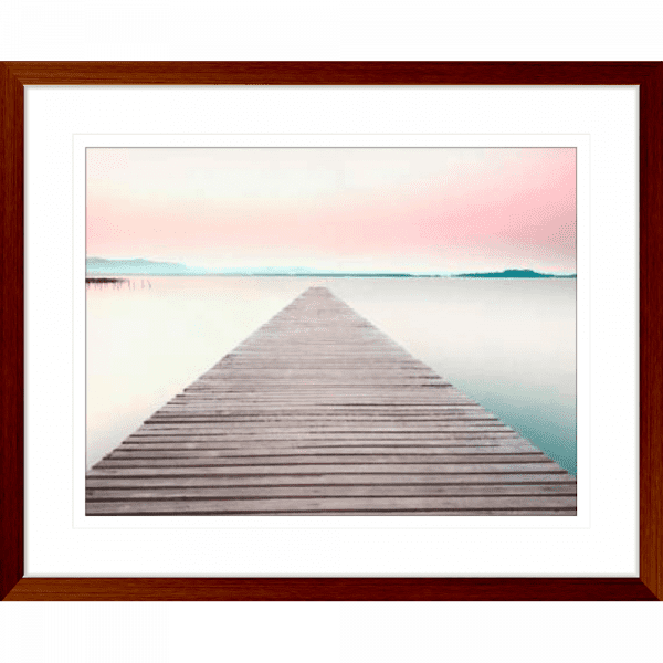 Surf and Sunsets 03 | Teak Framed Artwork