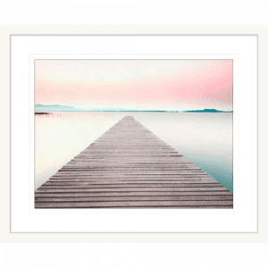 Surf and Sunsets 03 | White Framed Artwork