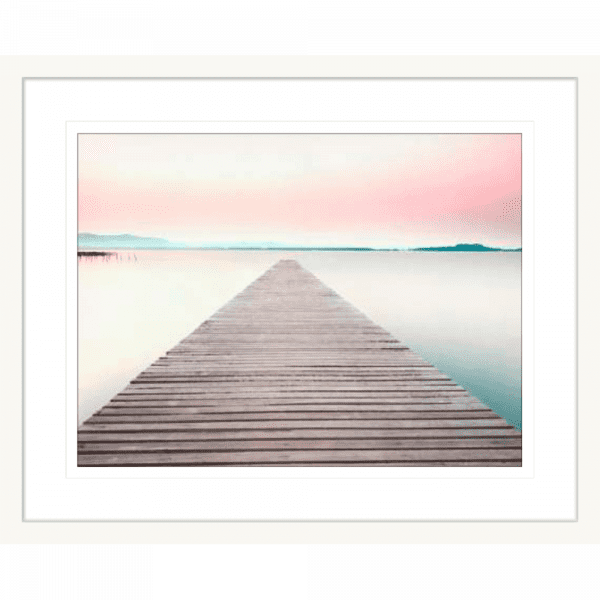 Surf and Sunsets 03 | White Framed Artwork