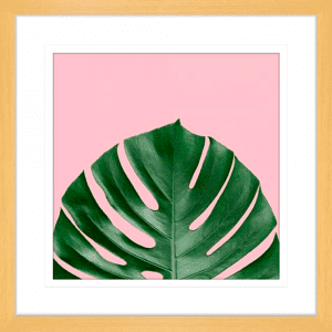 Miami Vibe 01 | Oak Framed Artwork