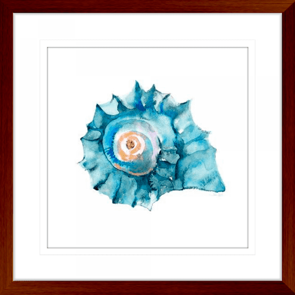 Sea Glass 05 | Teak Framed Artwork