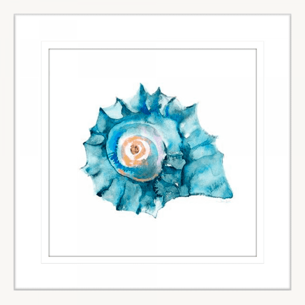 Sea Glass 05 | White Framed Artwork