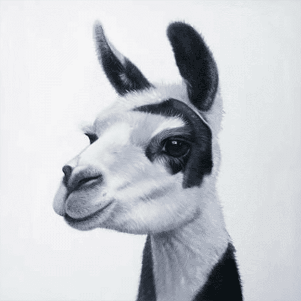 Lovable Llamas 02 | Print or Canvas