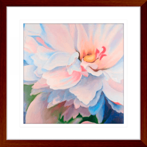 Pastel Petals 01 | Teak Framed Artwork
