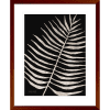 Palm Frond on Wood 01 | Teak Framed Artwork