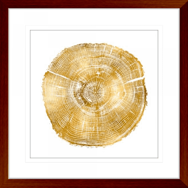 Timber Gold 03 | Teak Framed Artwork