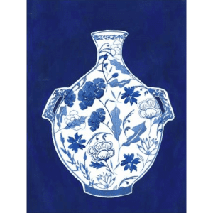 Indigo Porcelain Vase 01 | Print or Canvas