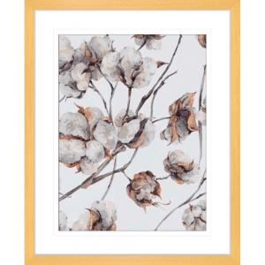 Cotton Harvest 02 | Oak Framed Artwork