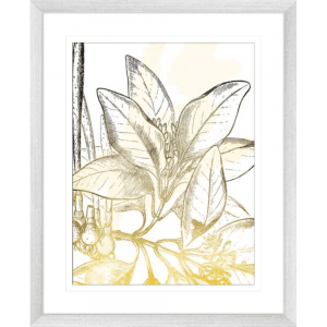 Fade Botanicals 02 | Silver Framed Artwork