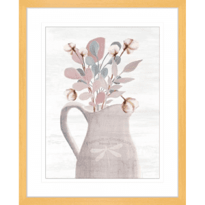 Wildflower Hope 02 | Oak Framed Artwork