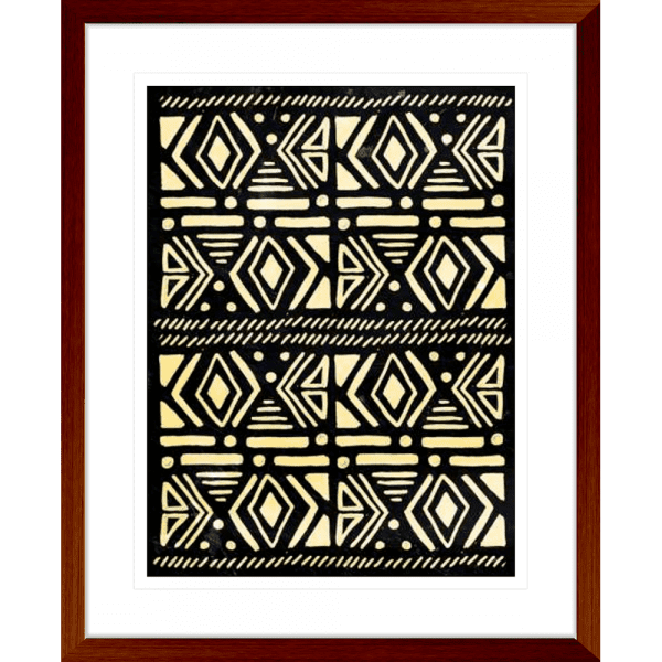 Wood Tribe 03 | Teak Framed Artwork