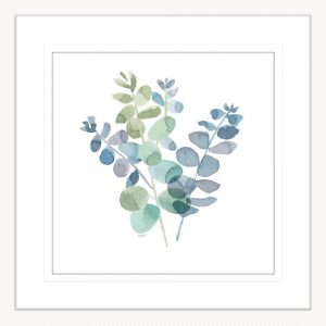 Natural Inspiration Blue Eucalyptus 02 | White Framed Artwork
