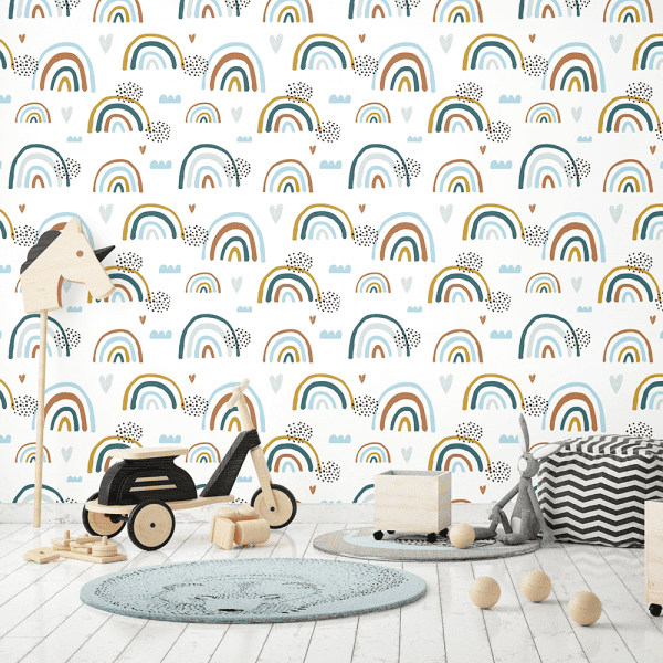 Earthchild Rainbows Brooklyn | Wallpaper Styled Room