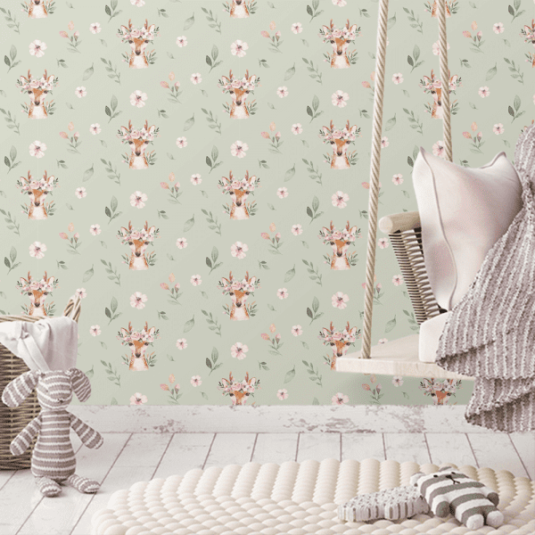Oh Deer | Wallpaper Styled Room