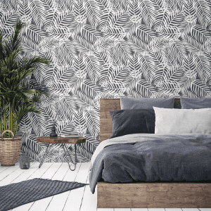 Charcoal Palms | Wallpaper Styled Room