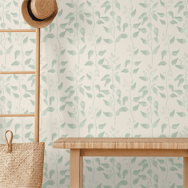 Trailing Gumleaf Sage | Wallpaper Styled Room
