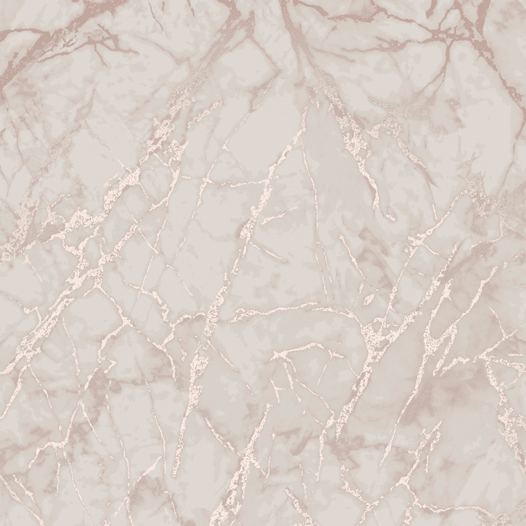 Rose Gold Marble - Wallpaper Mural - Mint Art Co