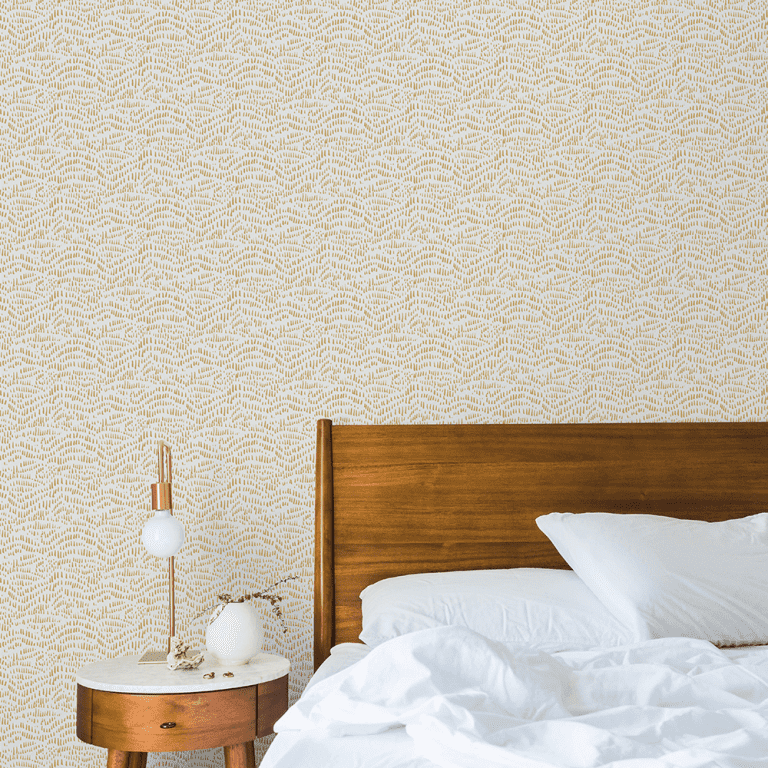 Grassland – Butterscotch – Wallpaper - Mint Art Co